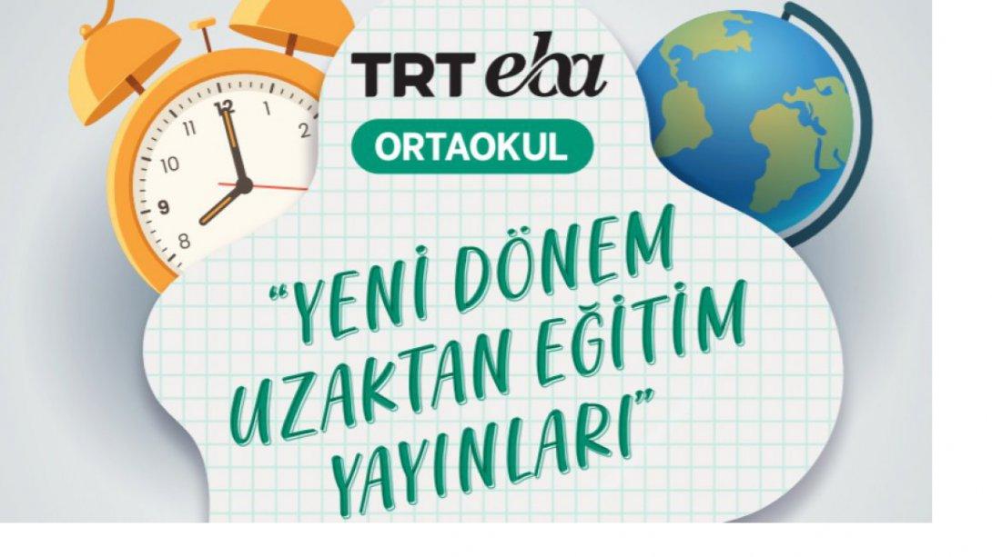 EBA TV Yeni Dönem Uzaktan Eğitim Yayınları (Ortaokul)