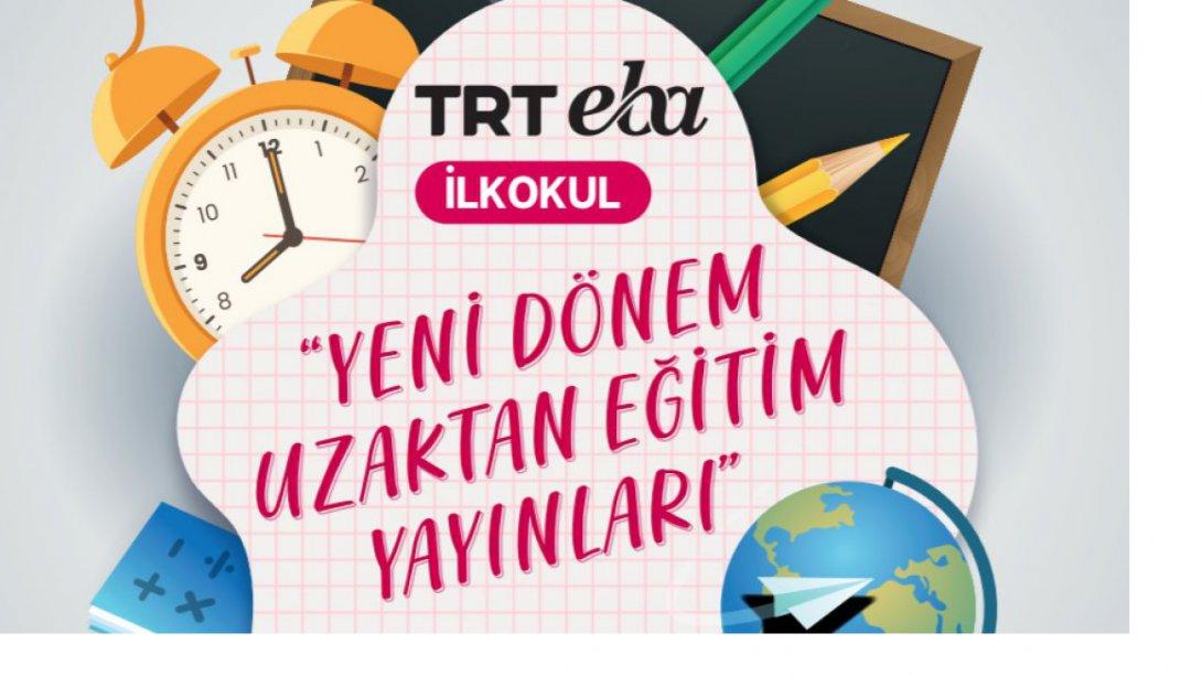 EBA TV Yeni Dönem Uzaktan Eğitim Yayınları (İlkokul)